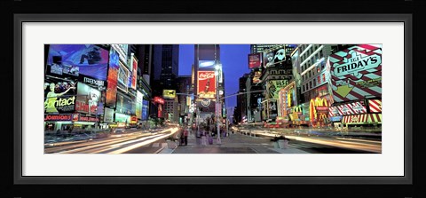 Framed Times Square facing North, NYC Print