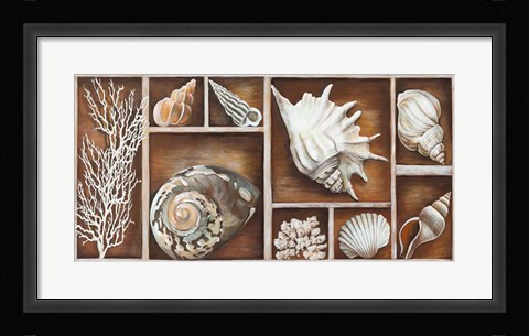 Framed Memories of the Ocean Print