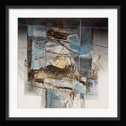 Framed Sulla Spiaggia D'inverno Print