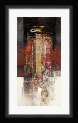 Framed Sentimenti in Rosso Print