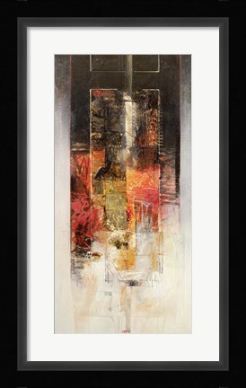 Framed Sinfonia in Rosso Print