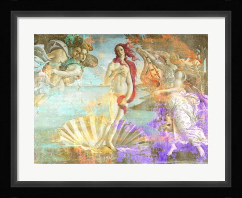 Framed Botticelli's Venus 2.0 Print