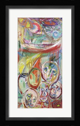 Framed Facebook People I Print