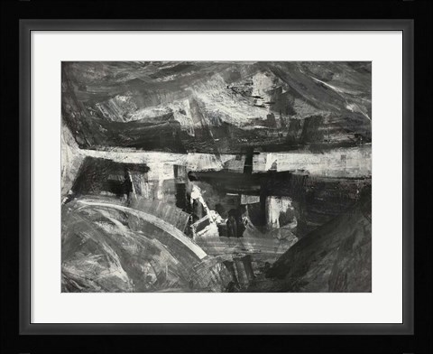 Framed Sfumature di Grigio Print