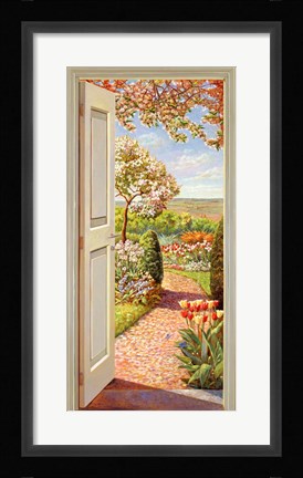 Framed Sul Giardino Print