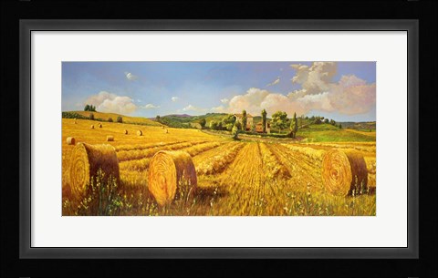 Framed Campo in Toscana Print