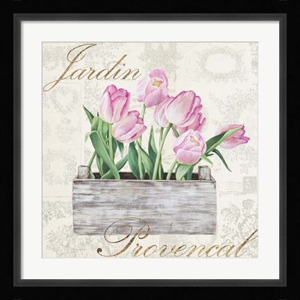 Framed Jardin Provencal Print