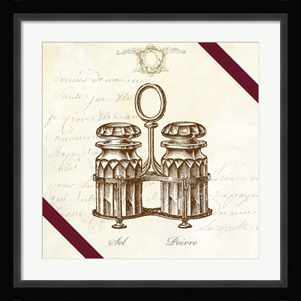Framed Sel et Poivre Print
