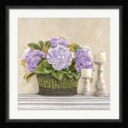 Framed Memoires du Jardin I Print