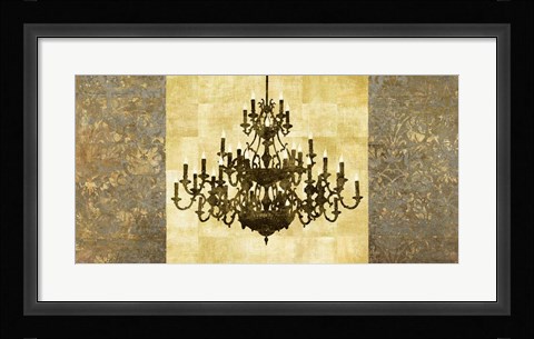 Framed Chandelier Classique Print