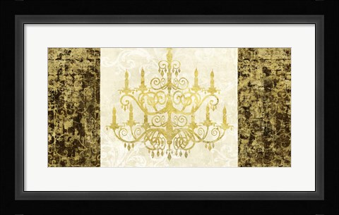 Framed Chandelier Royale Print