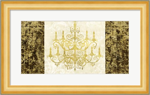 Framed Chandelier Royale Print