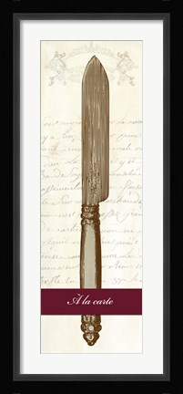 Framed la Carte Print