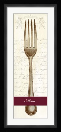 Framed Menu Print