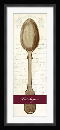 Framed Plat du Jour Print