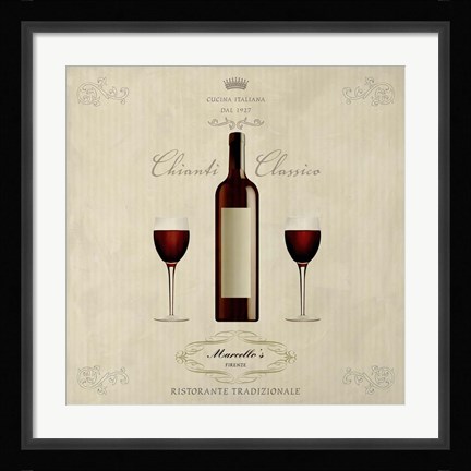Framed Chianti Classico Print