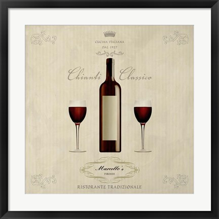 Framed Chianti Classico Print