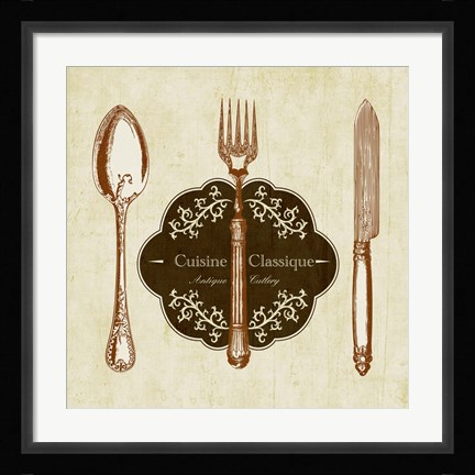 Framed Cuisine Classique Print