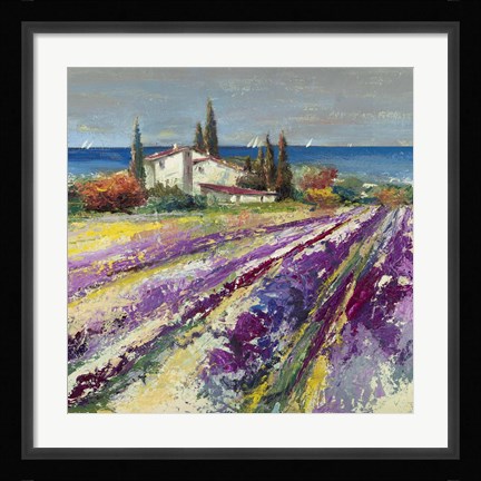 Framed Sognando la Provenza (Detail) Print