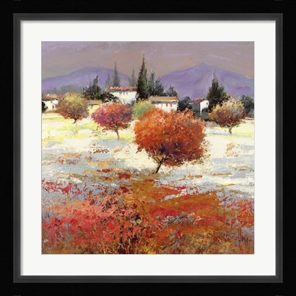 Framed Dolci Colline (Detail) Print