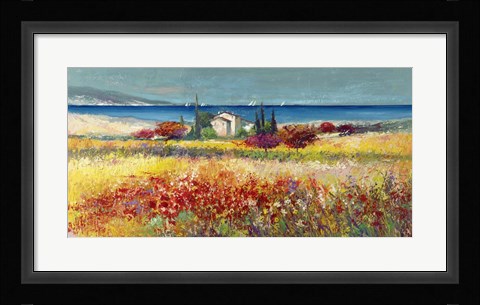 Framed Sogno Mediterraneo Print