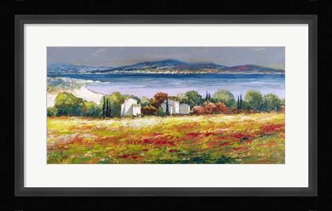 Framed Borgo Mediterraneo Print