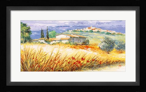 Framed Casa in Collina Print