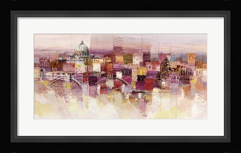 Framed Sognando Roma Print