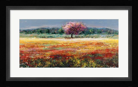 Framed L'albero Rosa Print