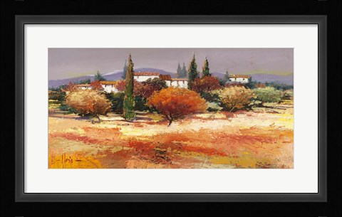 Framed Colline Assolate Print