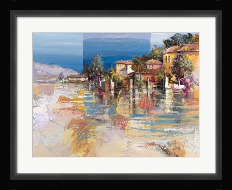 Framed Vele nel Cielo II Print