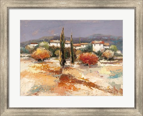 Framed Borgo nel Sole Print
