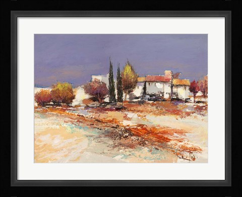 Framed Case nel Sole Print