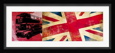 Framed On the Road, London Print