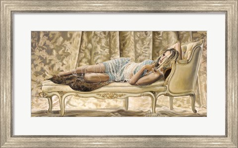 Framed Lady of Pearls Print