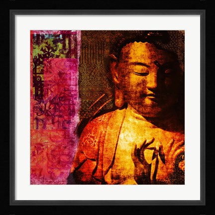 Framed Gold Dream (Detail) Print