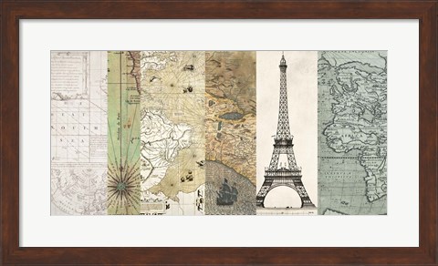 Framed Cahiers de Voyage I Print