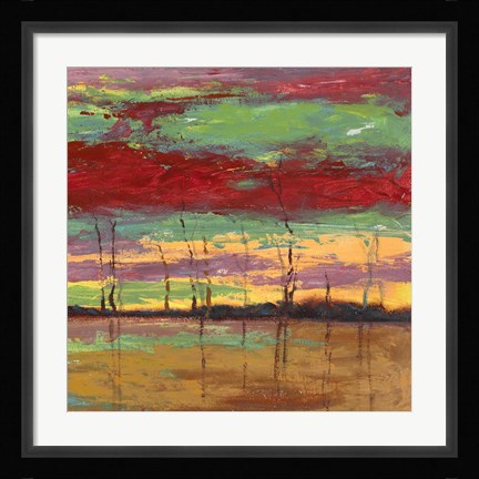Framed Tramonto sul Bosco III Print