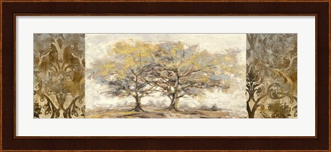 Framed Golden Trees Print