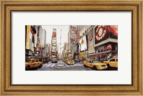 Framed Times Square Perspective Print