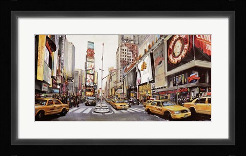 Framed Times Square Perspective Print