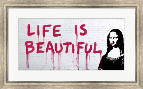 Framed Life is Beautiful Print