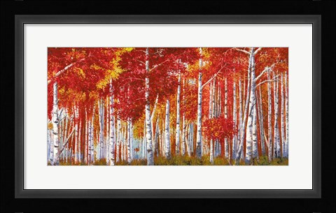 Framed Betulle Rosse Print