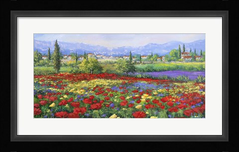 Framed Campagna Dolce Campagna Print