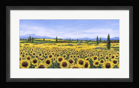 Framed Girasoli Print