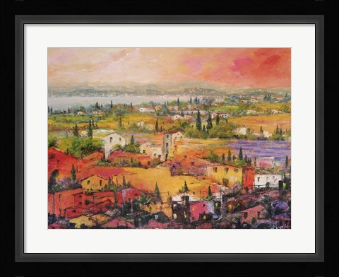 Framed Villaggio delle Praterie Print