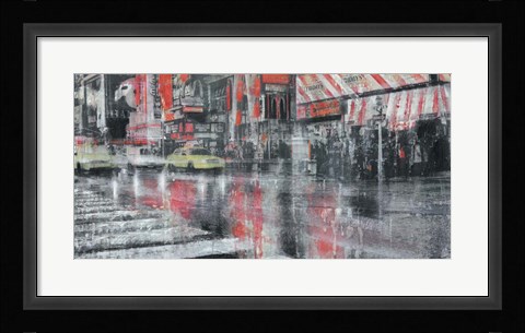 Framed Times Square 2 Print