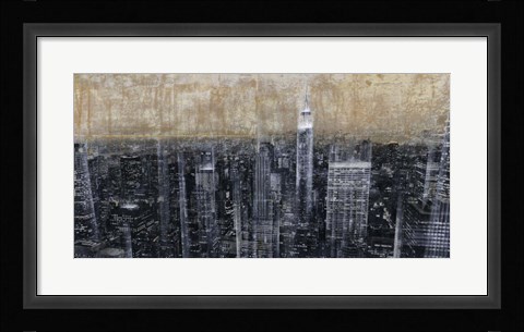 Framed NYC Aerial 3 Print