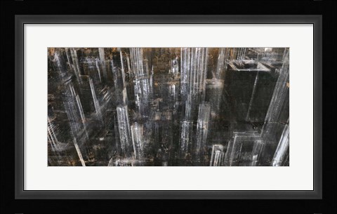 Framed NYC Aerial 1  (Detail) Print