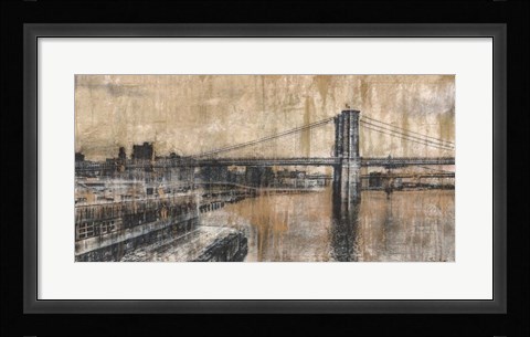 Framed Brooklyn Bridge 1 Print